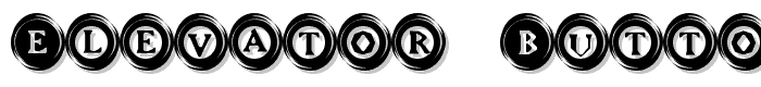 Elevator Buttons font